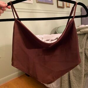 Brown Crop top